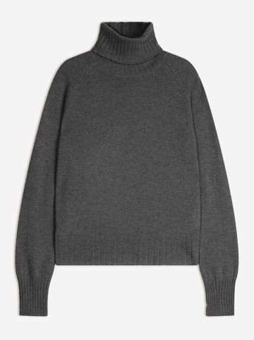 AUTHENTIC CASHMERE Kasjmieren coltrui "Cassy" antraciet