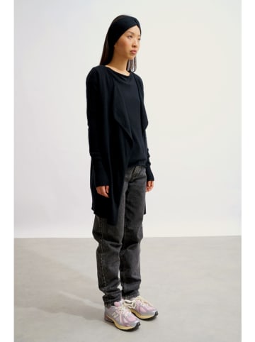 AUTHENTIC CASHMERE Kaschmir-Longcardigan "Chésery" in Schwarz