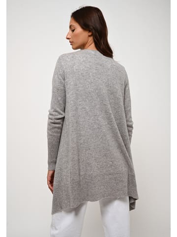AUTHENTIC CASHMERE Kaschmir-Longcardigan "Chésery" in Grau