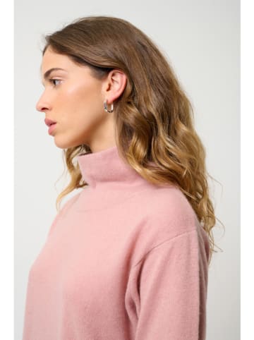 AUTHENTIC CASHMERE Kaszmirowy sweter "Cheviot" w kolorze jasnoróżowym