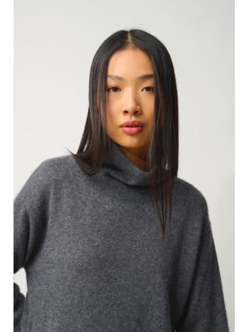 AUTHENTIC CASHMERE Kaszmirowy sweter "Cheviot" w kolorze antracytowym