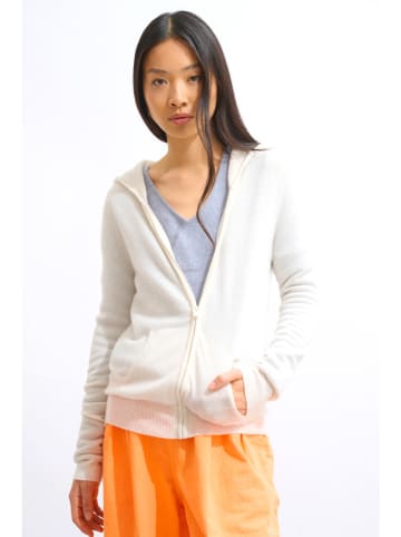 AUTHENTIC CASHMERE Kaschmir-Cardigan "Colombis" in Weiß