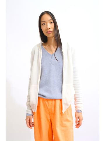 AUTHENTIC CASHMERE Kaschmir-Cardigan "Colombis" in Weiß