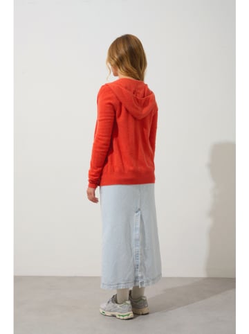 AUTHENTIC CASHMERE Kaszmirowy kardigan "Colombis" w kolorze pomarańczowym