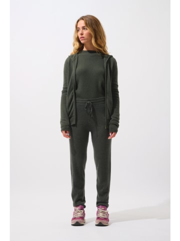 AUTHENTIC CASHMERE Kasjmieren vest "Colombis" kaki