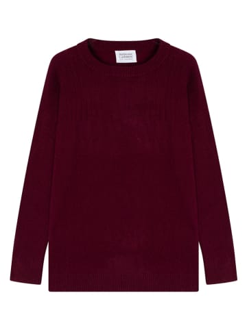 AUTHENTIC CASHMERE Kaszmirowy sweter "Daria" w kolorze bordowym