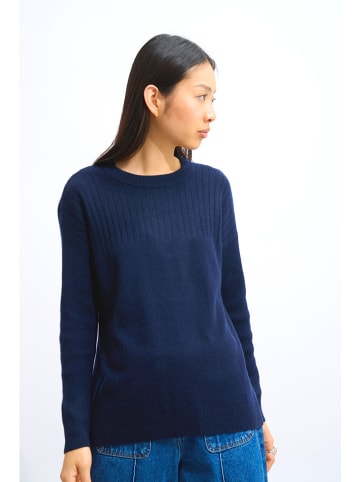 AUTHENTIC CASHMERE Kaschmir-Pullover "Daria" in Dunkelblau