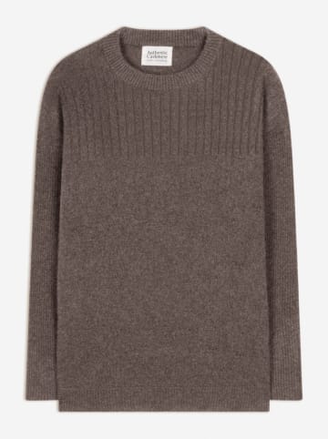 AUTHENTIC CASHMERE Kasjmieren trui "Daria" bruin