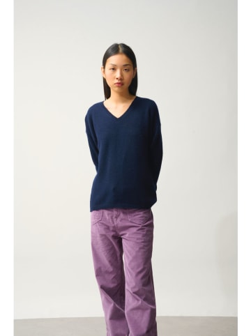 AUTHENTIC CASHMERE Kaschmir-Pullover "Doty" in Dunkelblau