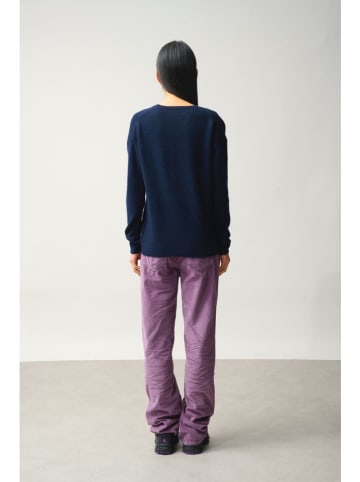 AUTHENTIC CASHMERE Kaszmirowy sweter "Doty" w kolorze granatowym