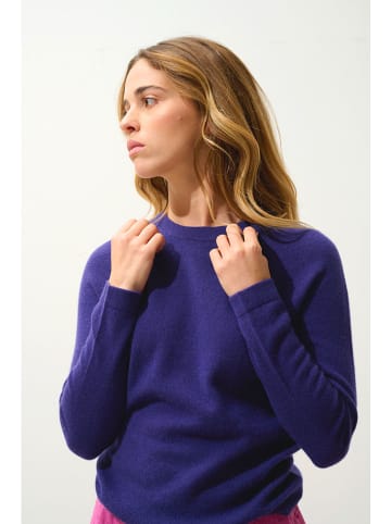 AUTHENTIC CASHMERE Kasjmieren trui "Ecrin" paars