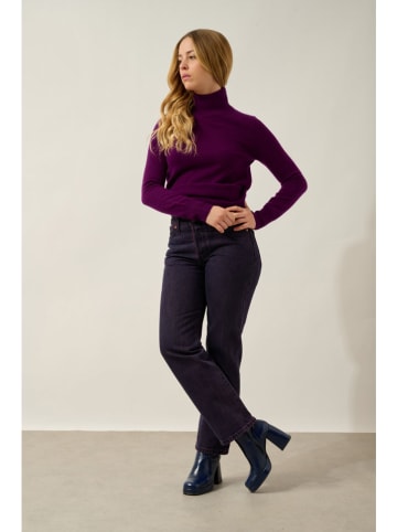 AUTHENTIC CASHMERE Kaszmirowy sweter "Eileen" w kolorze fioletowym