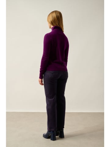 AUTHENTIC CASHMERE Kaszmirowy sweter "Eileen" w kolorze fioletowym