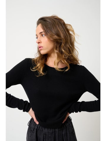 AUTHENTIC CASHMERE Kaszmirowy sweter "Epéna" w kolorze czarnym