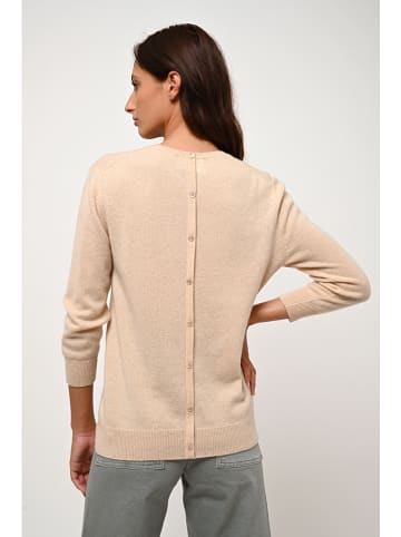 AUTHENTIC CASHMERE Kasjmieren trui "Estaris" beige