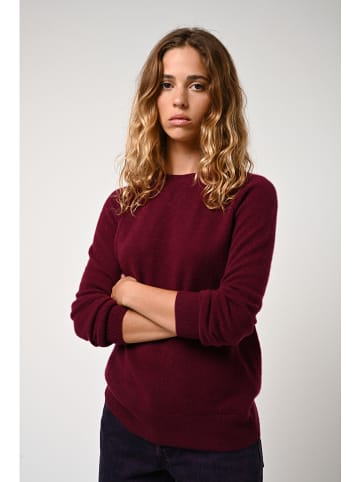 AUTHENTIC CASHMERE Kaschmir-Pullover "Etret" in Bordeaux