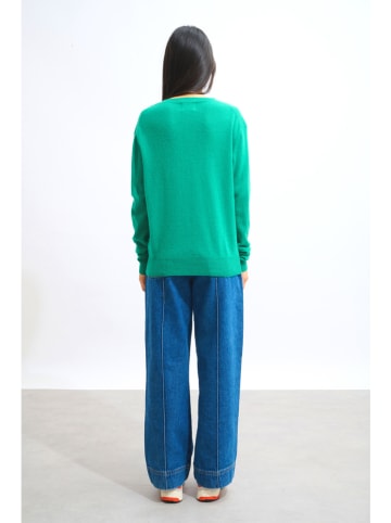 AUTHENTIC CASHMERE Kaschmir-Pullover "Gardoria" in Grün