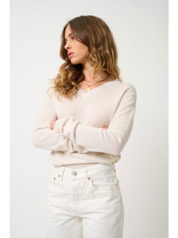 AUTHENTIC CASHMERE Kasjmieren trui "Gardoria" crème