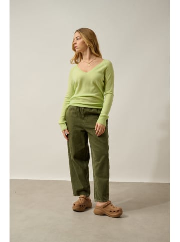 AUTHENTIC CASHMERE Kasjmieren trui "Giusalet" lichtgroen