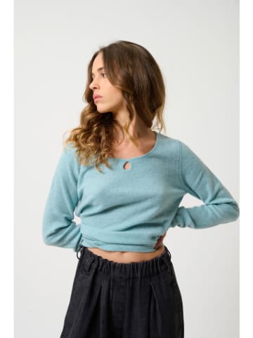 AUTHENTIC CASHMERE Kaszmirowy sweter "Glyder" w kolorze błękitnym