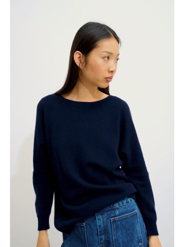 AUTHENTIC CASHMERE Kaschmir-Pullover "Goléon" in Dunkelblau