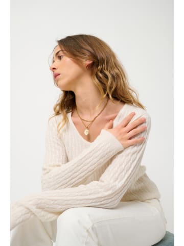 AUTHENTIC CASHMERE Kaschmir-Pullover "Grasmoor" in Creme