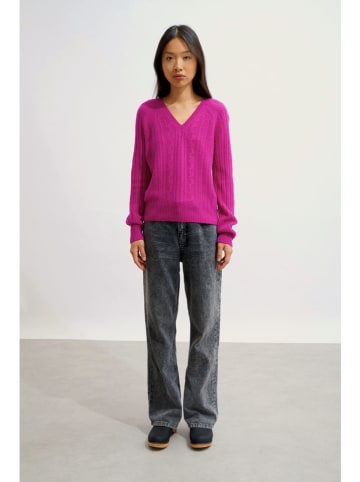 AUTHENTIC CASHMERE Kaschmir-Pullover "Indira" in Lila