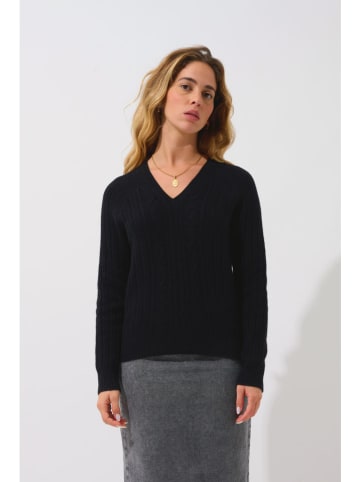 AUTHENTIC CASHMERE Kasjmieren trui "Indira" zwart