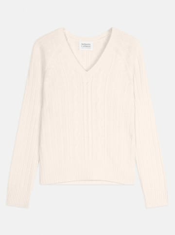 AUTHENTIC CASHMERE Kaschmir-Pullover "Indira" in Creme