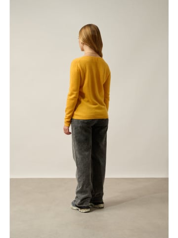 AUTHENTIC CASHMERE Kaszmirowy sweter "Lafon" w kolorze musztardowym