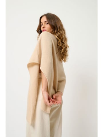 AUTHENTIC CASHMERE Kasjmieren poncho "Meryl" beige