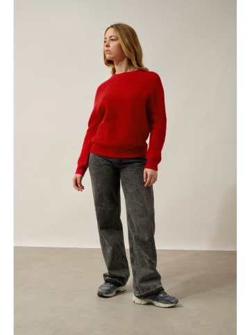 AUTHENTIC CASHMERE Kasjmieren trui "Oceane" rood