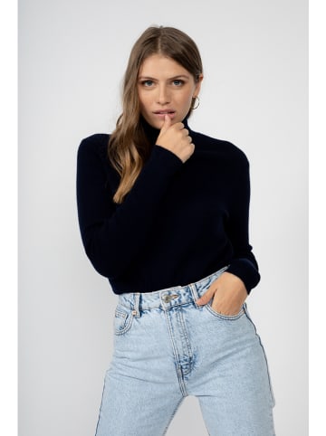 AUTHENTIC CASHMERE Kaschmir-Rollkragenpullover "Suzie" in Dunkelblau