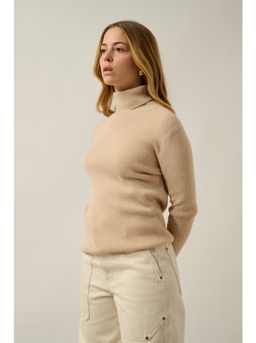 AUTHENTIC CASHMERE Kaschmir-Rollkragenpullover "Suzie" in Beige