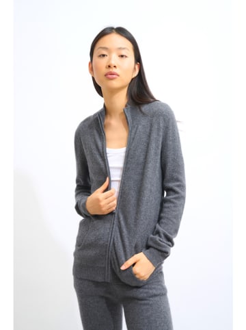 AUTHENTIC CASHMERE Kasjmieren vest "Thalun" antraciet