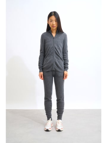 AUTHENTIC CASHMERE Kasjmieren vest "Thalun" antraciet