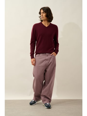 AUTHENTIC CASHMERE Kaschmir-Pullover "Agel" in Bordeaux