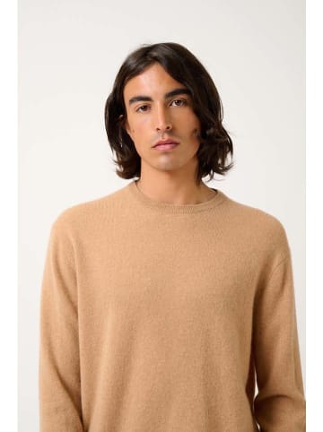 AUTHENTIC CASHMERE Kaszmirowy sweter "Aigliére" w kolorze jasnobrązowym