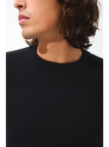 AUTHENTIC CASHMERE Kasjmieren trui "Aksel" zwart