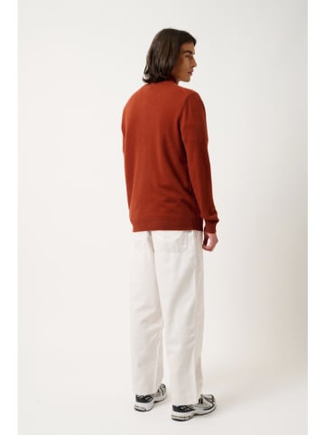 AUTHENTIC CASHMERE Kasjmieren vest "Albaron" oranje