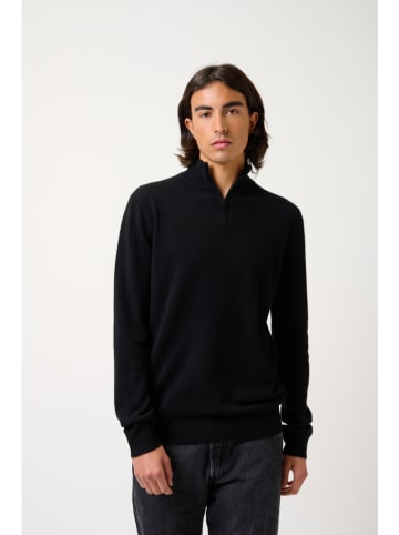 AUTHENTIC CASHMERE Kasjmieren trui "Ambin" zwart