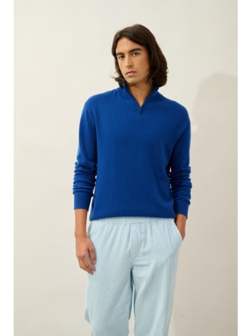 AUTHENTIC CASHMERE Kaschmir-Pullover "Ambin" in Blau