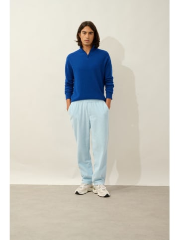 AUTHENTIC CASHMERE Kaschmir-Pullover "Ambin" in Blau