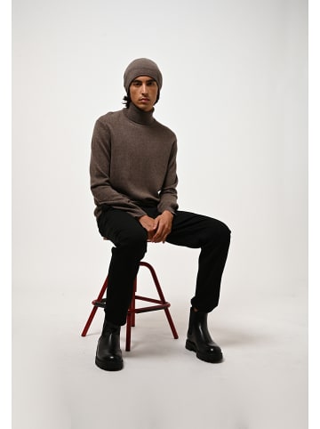 AUTHENTIC CASHMERE Kaszmirowy golf "Bange" w kolorze brązowym