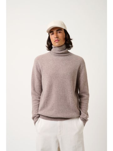 AUTHENTIC CASHMERE Kasjmieren coltrui "Bange" taupe