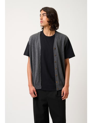 AUTHENTIC CASHMERE Kasjmieren gilet "Hugo" grijs