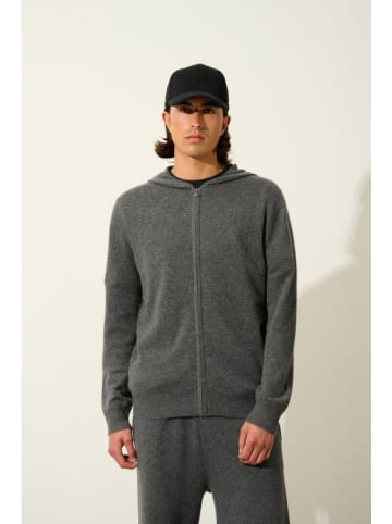 AUTHENTIC CASHMERE Kaszmirowy kardigan "Neurre" w kolorze antracytowym