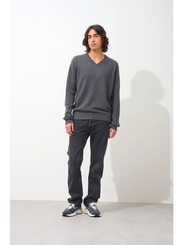 AUTHENTIC CASHMERE Kasjmieren trui "Timeo" antraciet