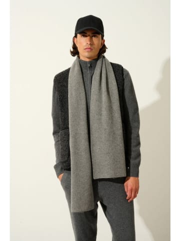 AUTHENTIC CASHMERE Kaszmirowy szal "Apolline" w kolorze szarym