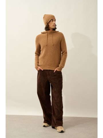 AUTHENTIC CASHMERE Kaschmir-Beanie "Pinier" in Camel